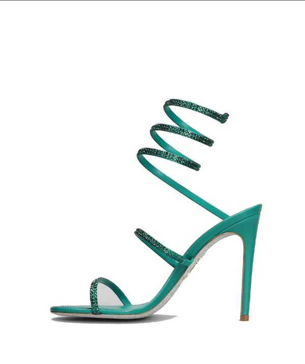 René Caovilla Cleo Embellished Heeled Sandals - Image 2