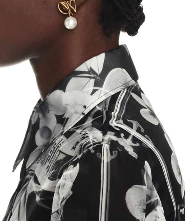 Off-White OW faux-pearl drop earrings - Image 2