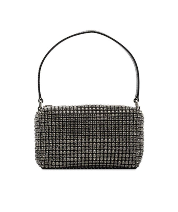 Alexander Wang Heiress Pouch In Crystal Mesh