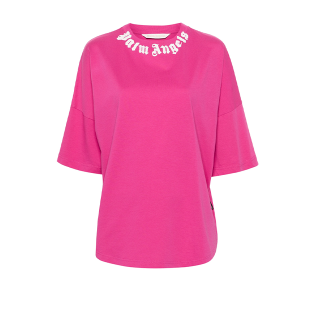Palm Angels logo-print cotton T-shirt