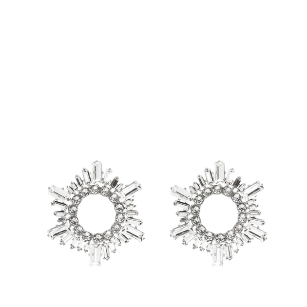 Amina Muaddi Begum crystal earrings