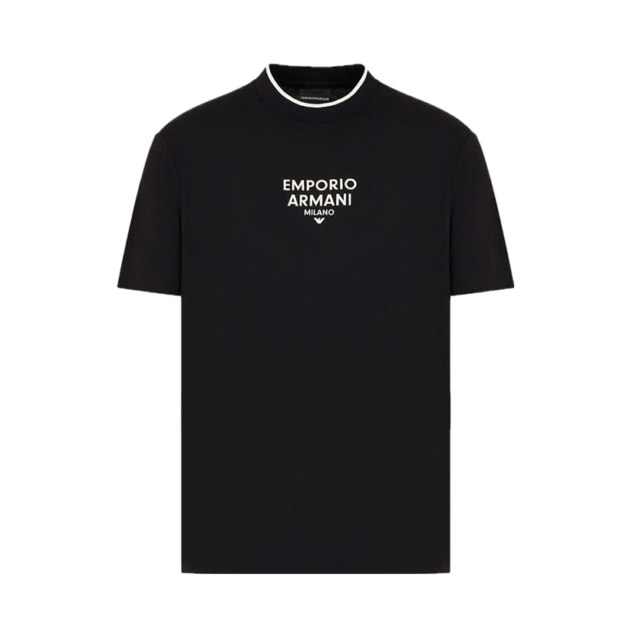 Emporio Armani Logo-Print Cotton T-shirt