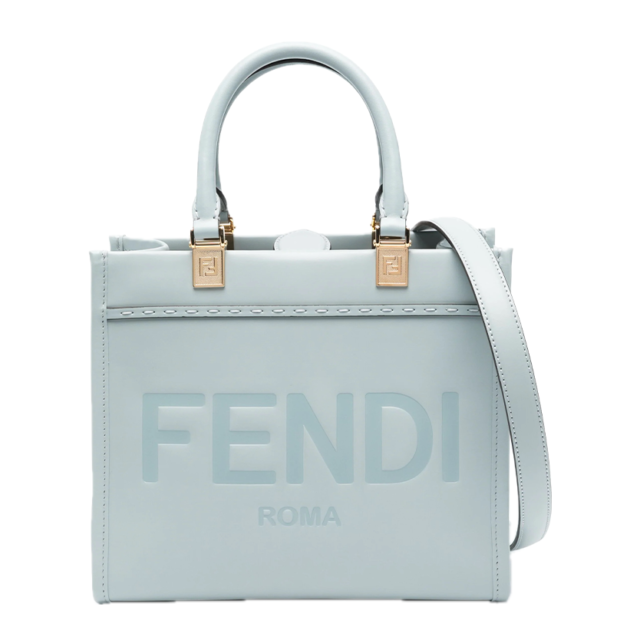 Fendi Small Sunshine Leather Tote Bag