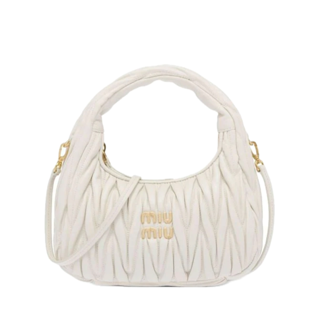 Mid Miu Mini wander matelassé shoulder bag