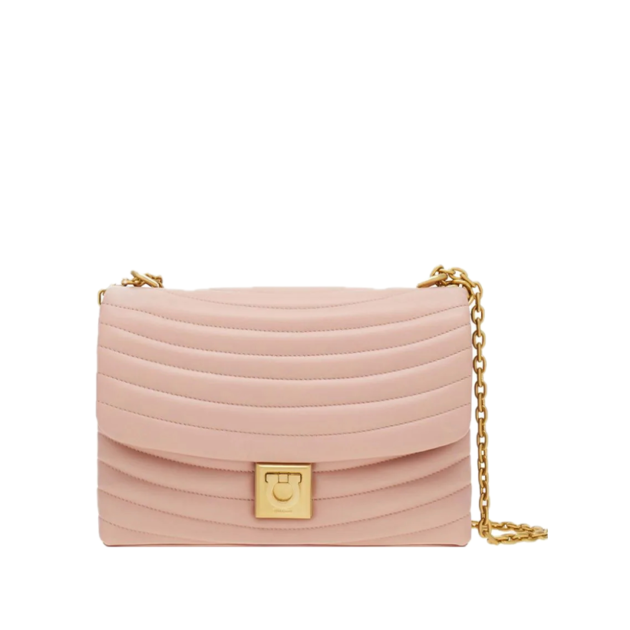 Ferragamo Gancini quilted shoulder bag
