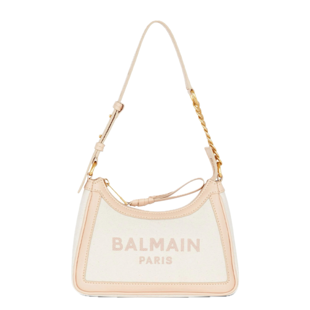 Balmain B-Army Logo-Embroidered Shoulder Bag