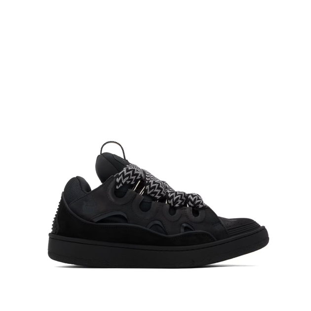 Lanvin Black Curb Sneakers
