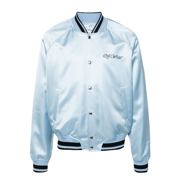 Off-White College Sateen Souvenir bomber jacket