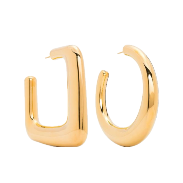 Jacquemus Les Grandes Créoles Ovalo hoop earrings