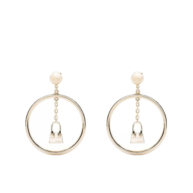 Jacquemus Le Chiquito drop hoop earrings
