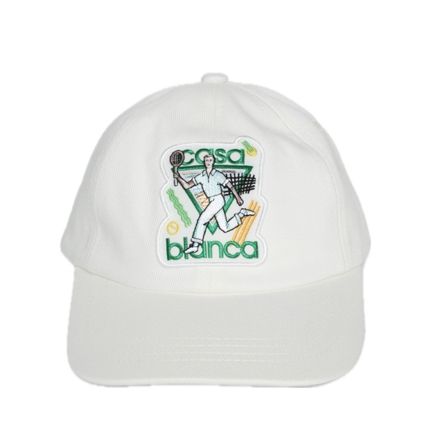 Casablanca Le Jeu Embroidered Cap