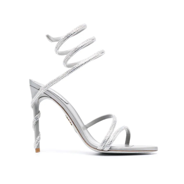 René Caovilla Margot 100mm leather Sandals
