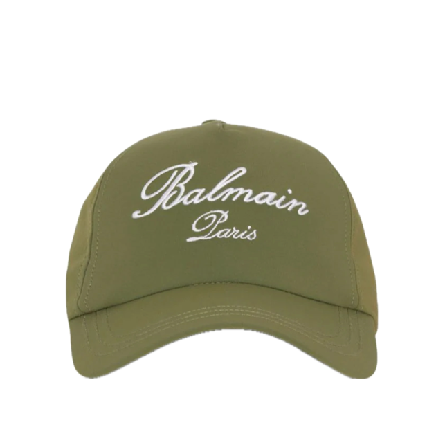 Balmain Logo-embroidered baseball cap