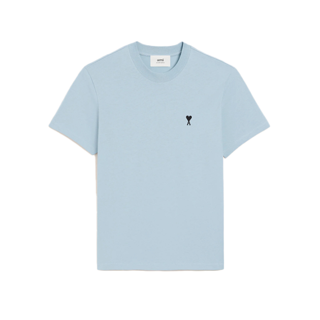 Blue Cotton Ami De Coeur T-shirt