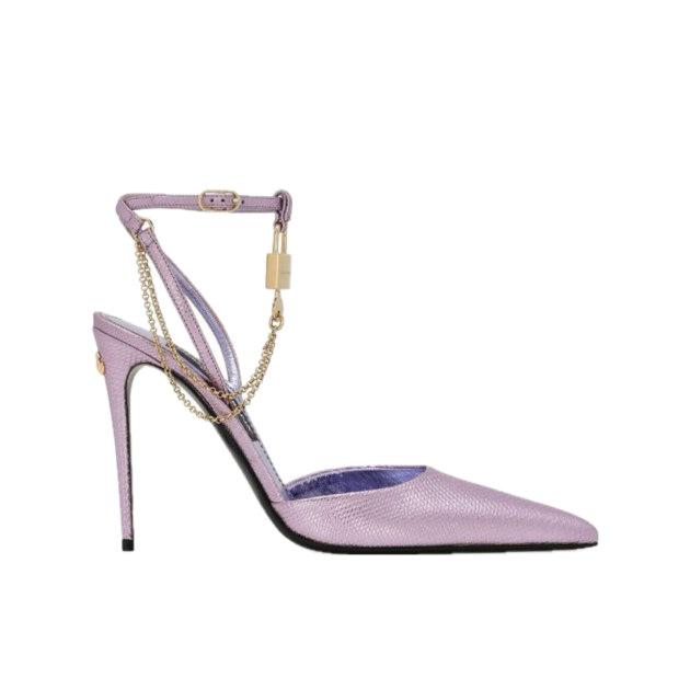 Dolce & Gabbana Padlock-embellished pumps