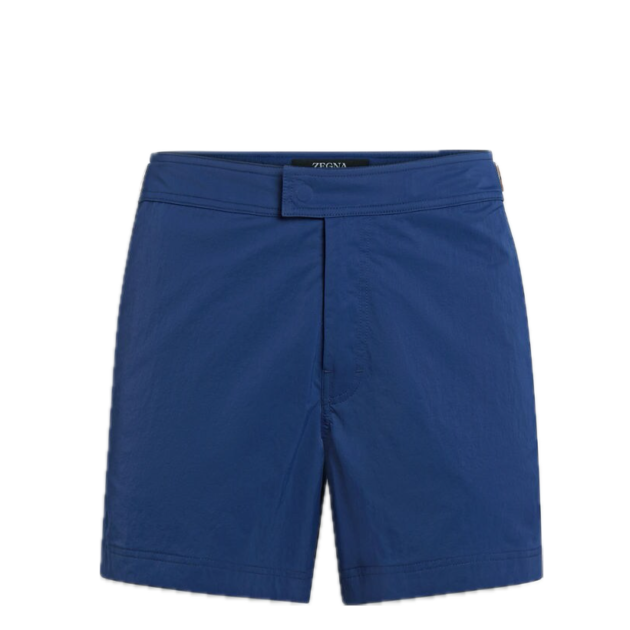 Zegna 232 Road Brand Mark Swim Trunks