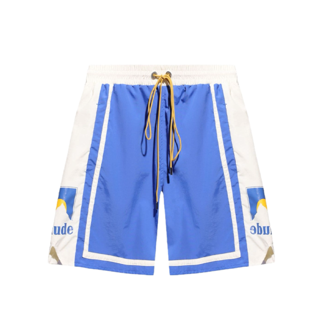 Rhude logo-print track shorts