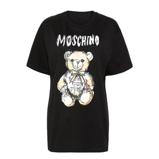 Moschino Teddy Bear-print cotton T-shirt