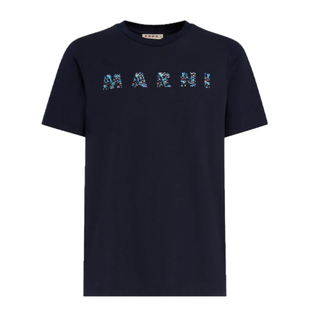 Marni logo-print cotton T-shirt