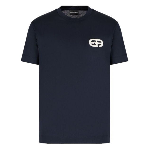 Emporio Armani Logo-patch jersey T-shirt