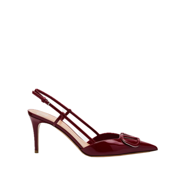 Valentino Garavani VLogo Patent Slingback Pumps