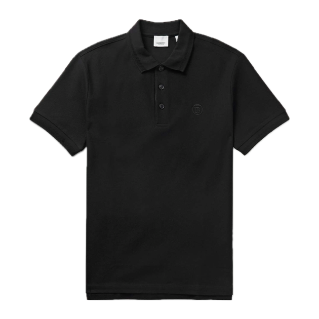 Burberry Logo-embroidered cotton-piqué polo shirt