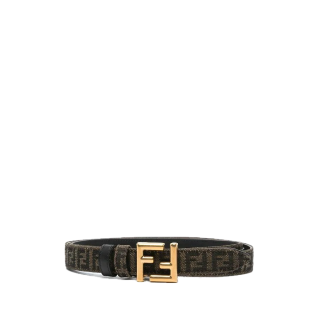 Fendi Jacquard FF reversible 2cm belt
