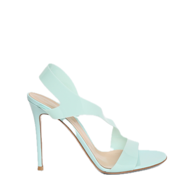 Gianvito Rossi Glass heeled sandal Bora Bora