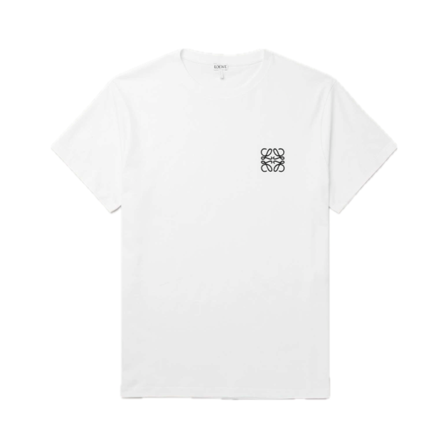 Loewe Slim-fit logo embroidered cotton-jersey T-shirt