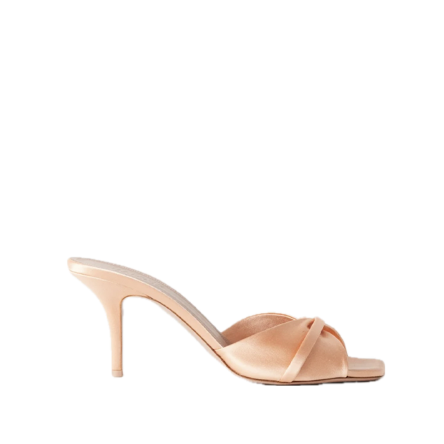 Malone Souliers Perla Twist 70 Satin Mules