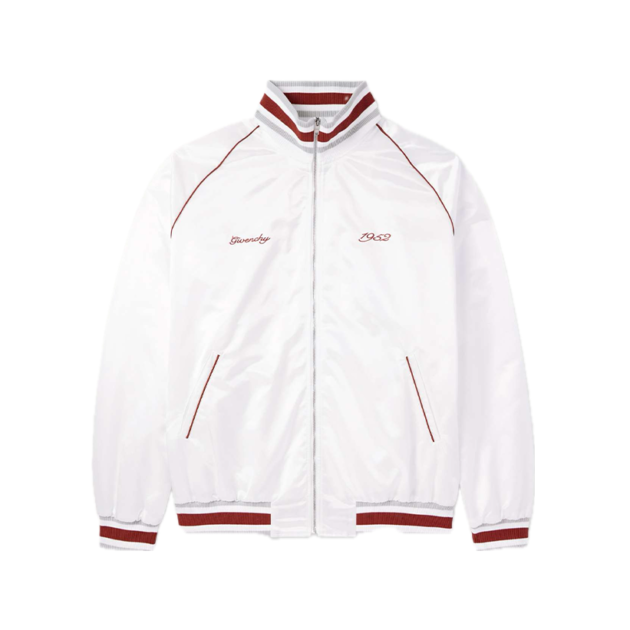 Givenchy  Logo-embroidered satin-Twill track jacket