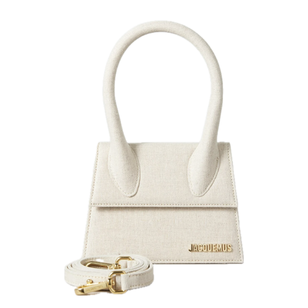 Jacquemus Chiquito medium linen  handbag