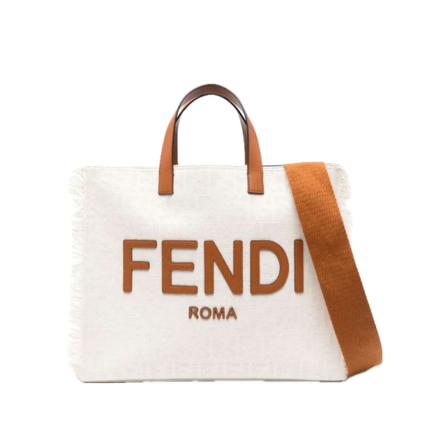 Fendi Jacquard-logo canvas tote bag