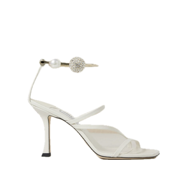 Jimmy Choo Otilia 90 ankle-bracelet leather sandals