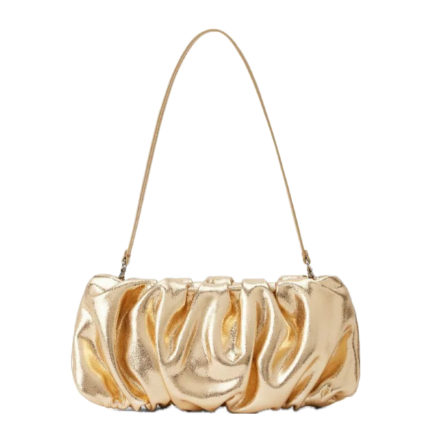 STAUD Bean metallic-finish shoulder bag