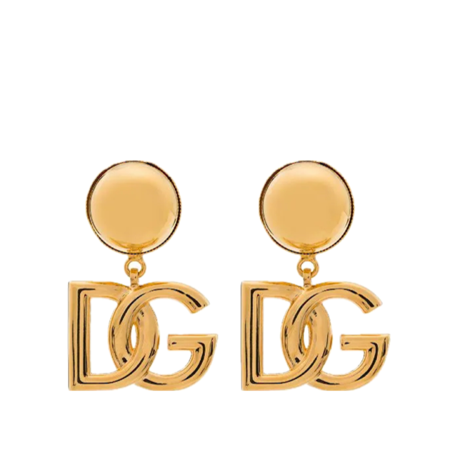 Dolce & Gabbana DG logo clip-on earrings