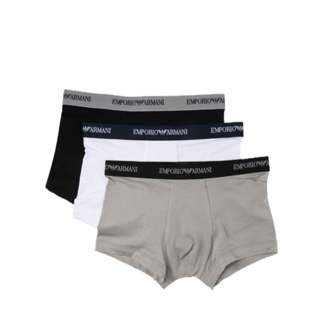 Emporio Armani 3 pack logo-waistband boxers