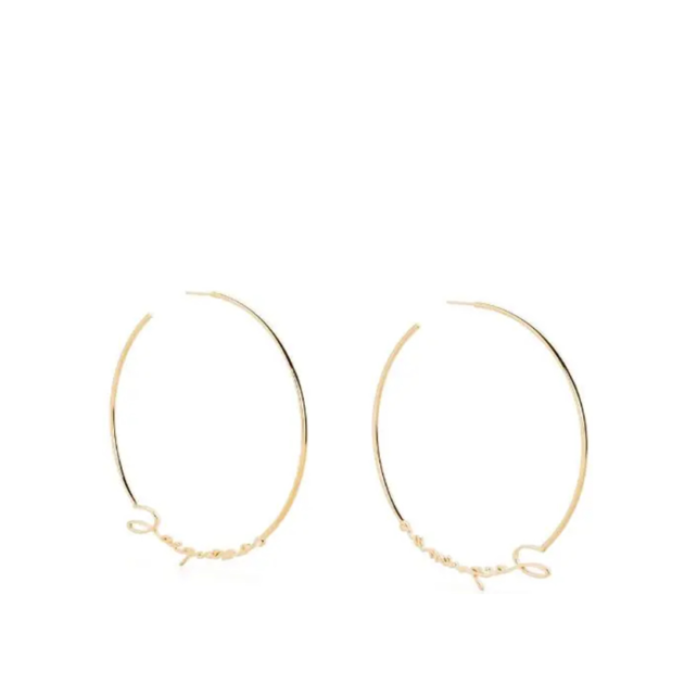 Jacquemus Les Creoles Jacquemus hoop earrings