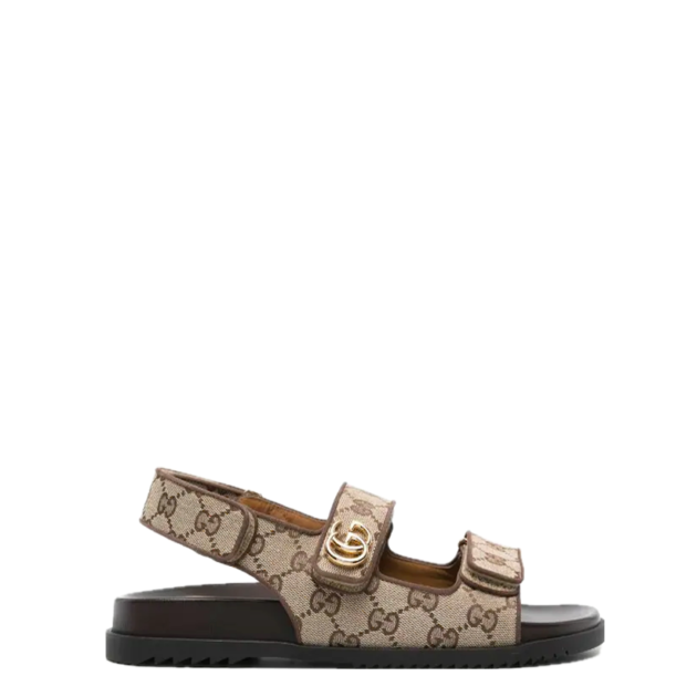 Gucci GG supreme canvas sandals