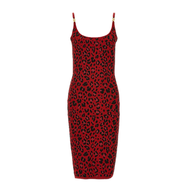 Versace Medusa Animal Dress