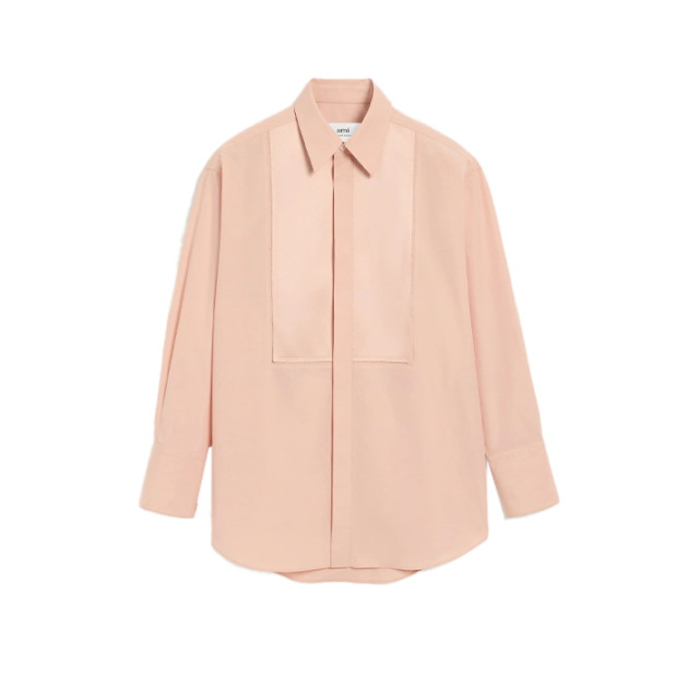 Pink Cotton Oversized Shirt
