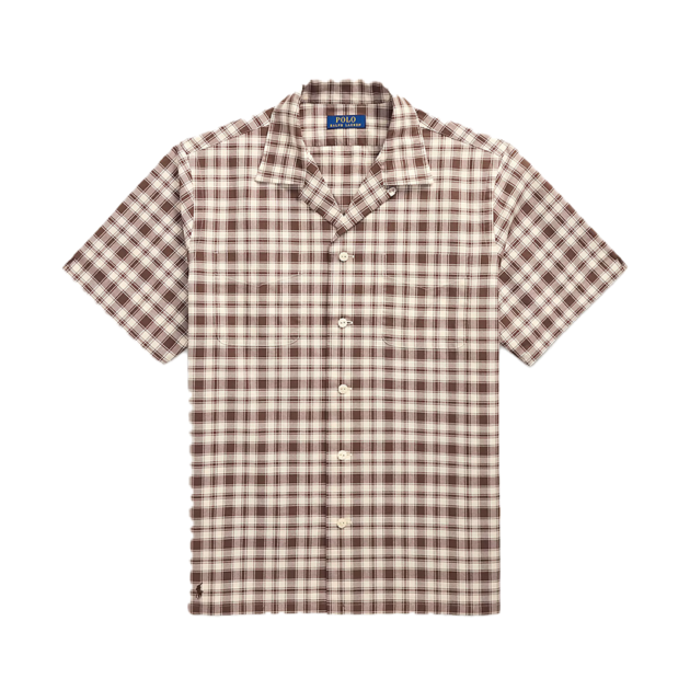 Classic Fit Plaid Oxford Camp Workshirt
