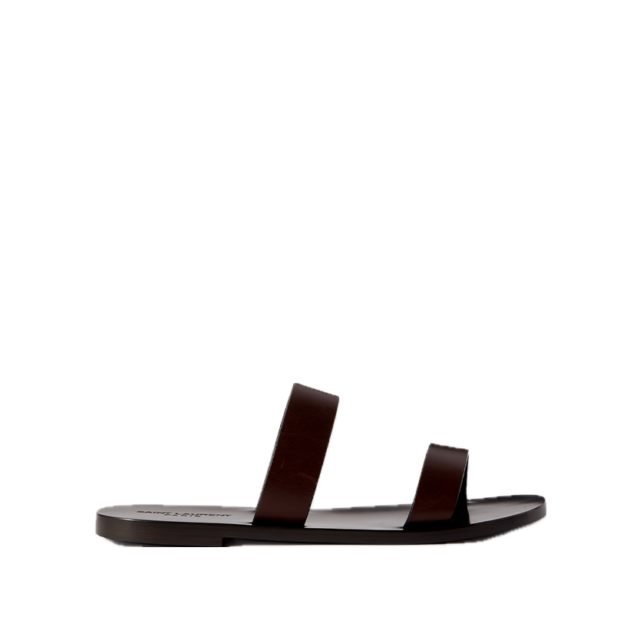 Saint Laurent San Maine Leather Sandals