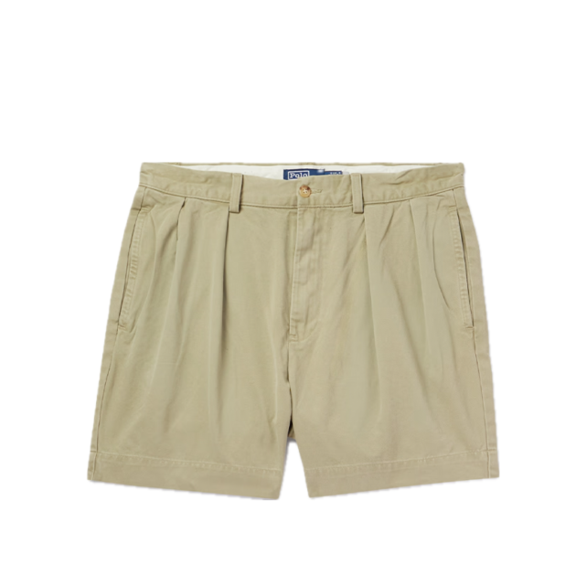 Polo Ralph Lauren Cormac straight-leg pleated cotton-twill Shorts