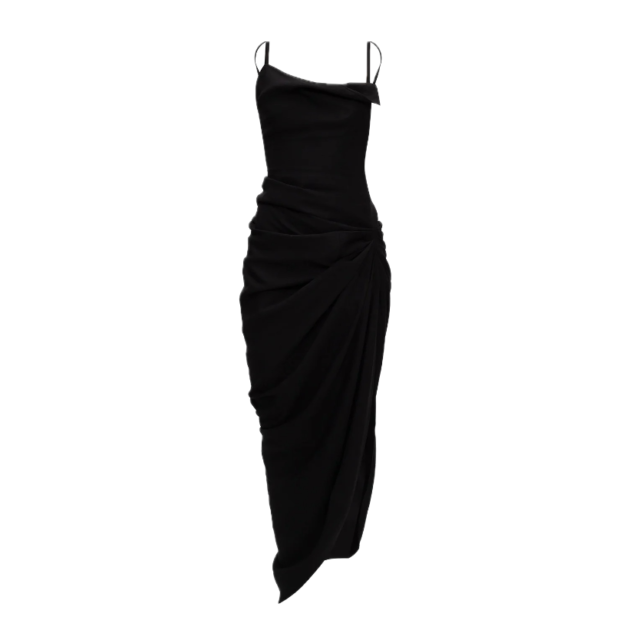 Jacquemus La Robe Saudade Longue Asymmetrical Dress