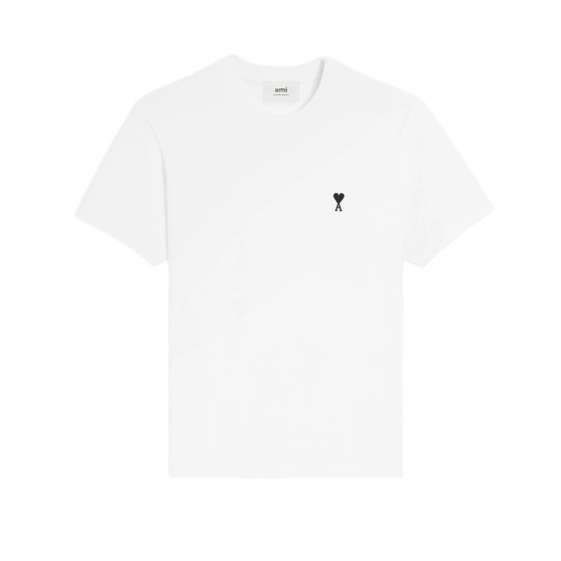 White Cotton Ami De Coeur T-shirt