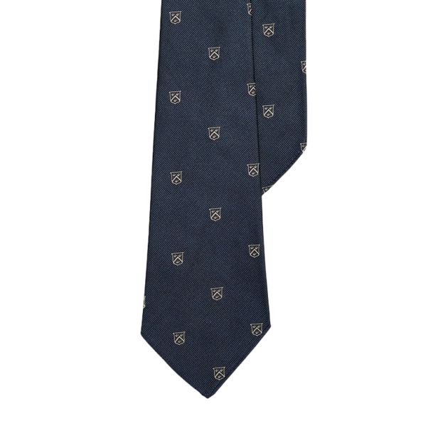 Vintage-Inspired Silk Repp Club Tie