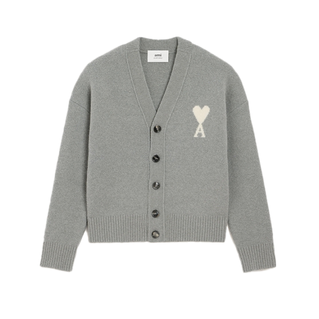 Grey Alpaca Ami De Coeur Cardigan