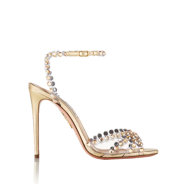 Aquazzura Tequila Plexi Sandal 105